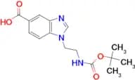 1-{2-[(tert-butoxycarbonyl)amino]ethyl}-1H-benzimidazole-5-carboxylic acid