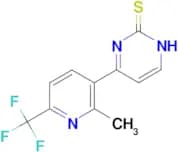 4-[2-methyl-6-(trifluoromethyl)pyridin-3-yl]pyrimidine-2-thiol