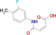 (2Z)-4-[(3-fluoro-4-methylphenyl)amino]-4-oxobut-2-enoic acid
