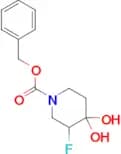 Benzyl 3-fluoro-4,4-dihydroxypiperidine-1-carboxylate