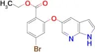 Ethyl 4-bromo-2-{1H-pyrrolo[2,3-b]pyridin-5-yloxy}benzoate