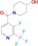1-[3-fluoro-2-(trifluoromethyl)pyridine-4-carbonyl]piperidin-4-ol
