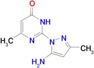 2-(5-Amino-3-methyl-1H-pyrazol-1-yl)-6-methylpyrimidin-4(3H)-one