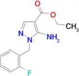 Ethyl 5-amino-1-(2-fluorobenzyl)-1H-pyrazole-4-carboxylate