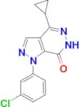 1-(3-chlorophenyl)-4-cyclopropyl-1,6-dihydro-7H-pyrazolo[3,4-d]pyridazin-7-one