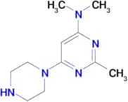N,N,2-trimethyl-6-(piperazin-1-yl)pyrimidin-4-amine