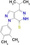 1-(3,4-dimethylphenyl)-4-isopropyl-1H-pyrazolo[3,4-d]pyridazine-7-thiol