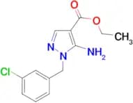 Ethyl 5-amino-1-(3-chlorobenzyl)-1H-pyrazole-4-carboxylate