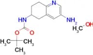 Tert-butyl (3-amino-5,6,7,8-tetrahydroquinolin-6-yl)carbamate compound with methanol (1:1)
