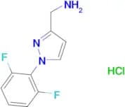1-[1-(2,6-difluorophenyl)-1H-pyrazol-3-yl]methanamine hydrochloride