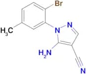 5-Amino-1-(2-bromo-5-methyl-phenyl)-1H-pyrazole-4-carbonitrile