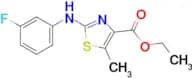 2-(3-Fluoro-phenylamino)-5-methyl-thiazole-4-carboxylic acid ethyl ester