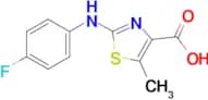 2-(4-Fluoro-phenylamino)-5-methyl-thiazole-4-carboxylic acid