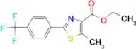 5-Methyl-2-(4-trifluoromethyl-phenyl)-thiazole-4-carboxylic acid ethyl ester