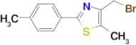 4-Bromomethyl-5-methyl-2-p-tolyl-thiazole