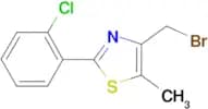 4-Bromomethyl-2-(2-chloro-phenyl)-5-methyl-thiazole