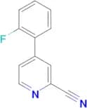 4-(2-Fluoro-phenyl)-pyridine-2-carbonitrile