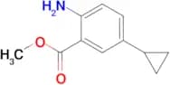 2-Amino-5-cyclopropyl-benzoic acid methyl ester