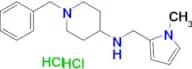 1-benzyl-N-[(1-methyl-1H-pyrrol-2-yl)methyl]piperidin-4-amine dihydrochloride