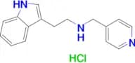 [2-(1H-indol-3-yl)ethyl][(pyridin-4-yl)methyl]amine hydrochloride