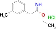 Ethyl 2-(3-methylphenyl)ethanecarboximidate hydrochloride