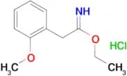 Ethyl 2-(2-methoxyphenyl)ethanecarboximidate hydrochloride