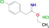 Ethyl 2-(4-chlorophenyl)ethanecarboximidate hydrochloride