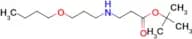 Tert-butyl 3-[(3-butoxypropyl)amino]propanoate