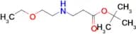 Tert-butyl 3-[(2-ethoxyethyl)amino]propanoate