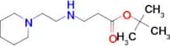 Tert-butyl 3-{[2-(piperidin-1-yl)ethyl]amino}propanoate