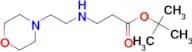 Tert-butyl 3-{[2-(morpholin-4-yl)ethyl]amino}propanoate