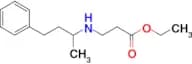Ethyl 3-[(4-phenylbutan-2-yl)amino]propanoate