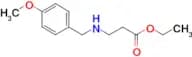 Ethyl 3-{[(4-methoxyphenyl)methyl]amino}propanoate