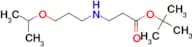 Tert-butyl 3-{[3-(propan-2-yloxy)propyl]amino}propanoate