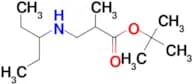 Tert-butyl 2-methyl-3-[(pentan-3-yl)amino]propanoate