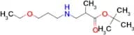 Tert-butyl 3-[(3-ethoxypropyl)amino]-2-methylpropanoate