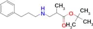 Tert-butyl 2-methyl-3-[(3-phenylpropyl)amino]propanoate