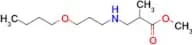 Methyl 3-[(3-butoxypropyl)amino]-2-methylpropanoate