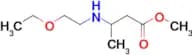 Methyl 3-[(2-ethoxyethyl)amino]butanoate