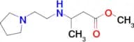 Methyl 3-{[2-(pyrrolidin-1-yl)ethyl]amino}butanoate
