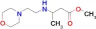 Methyl 3-{[2-(morpholin-4-yl)ethyl]amino}butanoate