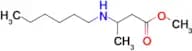 Methyl 3-(hexylamino)butanoate