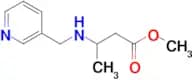 Methyl 3-{[(pyridin-3-yl)methyl]amino}butanoate