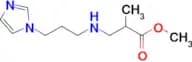 Methyl 3-{[3-(1H-imidazol-1-yl)propyl]amino}-2-methylpropanoate