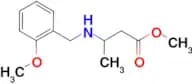 Methyl 3-{[(2-methoxyphenyl)methyl]amino}butanoate