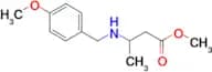 Methyl 3-{[(4-methoxyphenyl)methyl]amino}butanoate