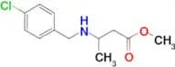 Methyl 3-{[(4-chlorophenyl)methyl]amino}butanoate