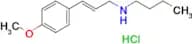Butyl[(2E)-3-(4-methoxyphenyl)prop-2-en-1-yl]amine hydrochloride