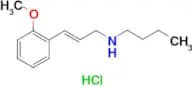 Butyl[(2E)-3-(2-methoxyphenyl)prop-2-en-1-yl]amine hydrochloride