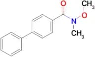 N-methoxy-N-methyl-[1,1'-biphenyl]-4-carboxamide